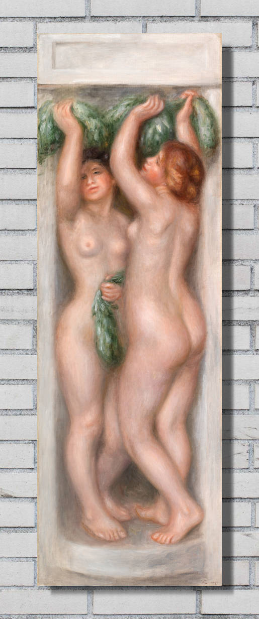 Renoir Print, Caryatids