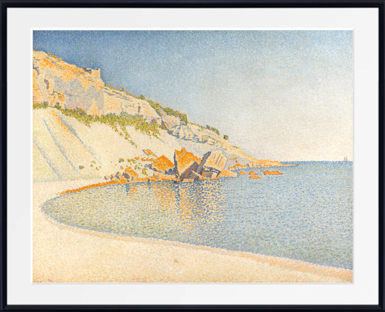 Paul Signac Fine Art Print, Cassis, Cap Lombard