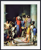 Carl Bloch Print, Jesus Casting out the Money Changers