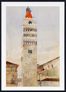 Cass Gilbert Print, Cathedral Tower, Pistoia, Italy (1898)