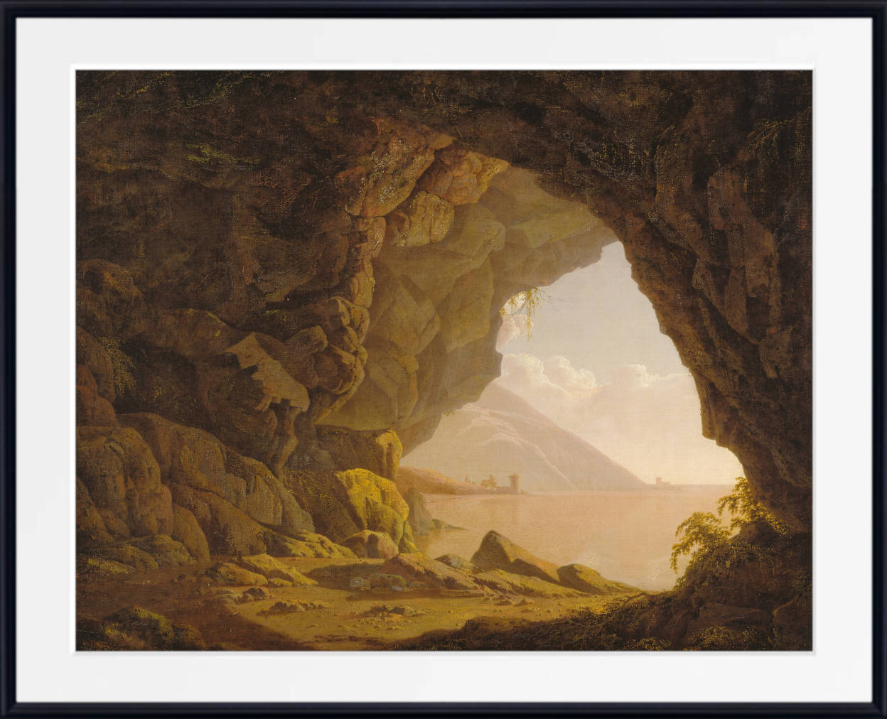 Joseph Wright of Derby Fine Art Print : Cavern Near Naples