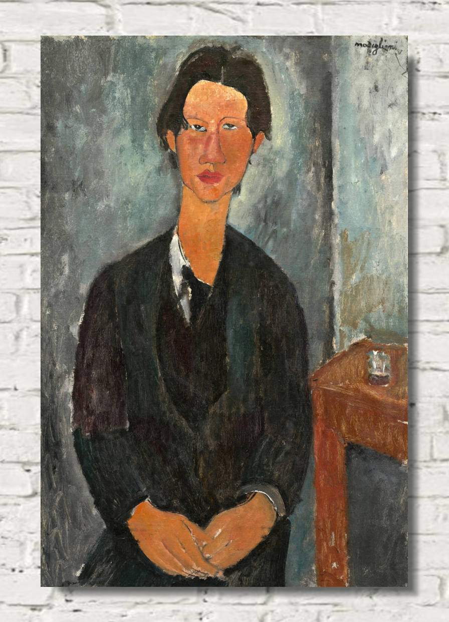 Amedeo Modigliani Wall Art Print : Chaim Soutine (1917)