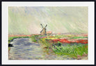 Claude Monet Fine Art Print, Champ de tulipes en Hollande