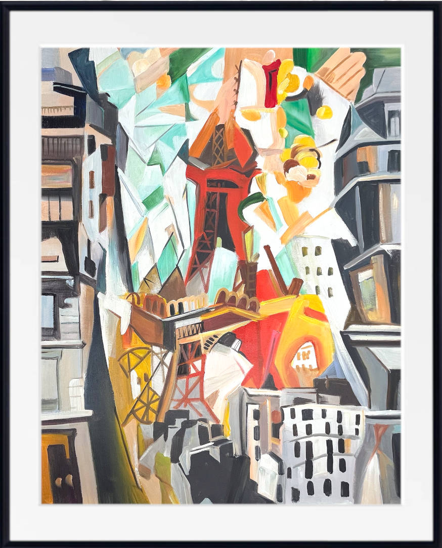 Robert Delaunay Fine Art Print, Champ de Mars The Red Tower