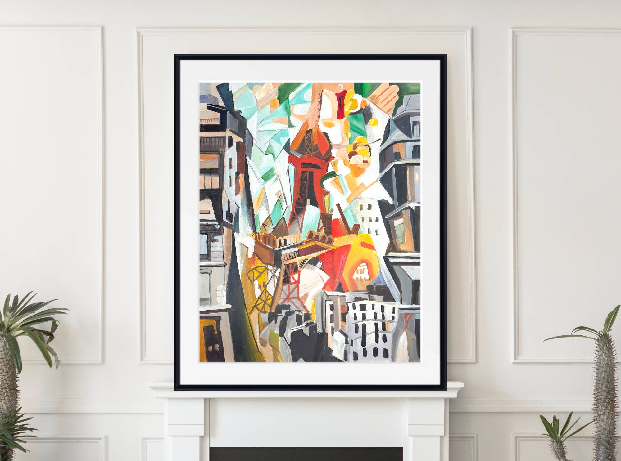 Robert Delaunay Fine Art Print, Champ de Mars The Red Tower