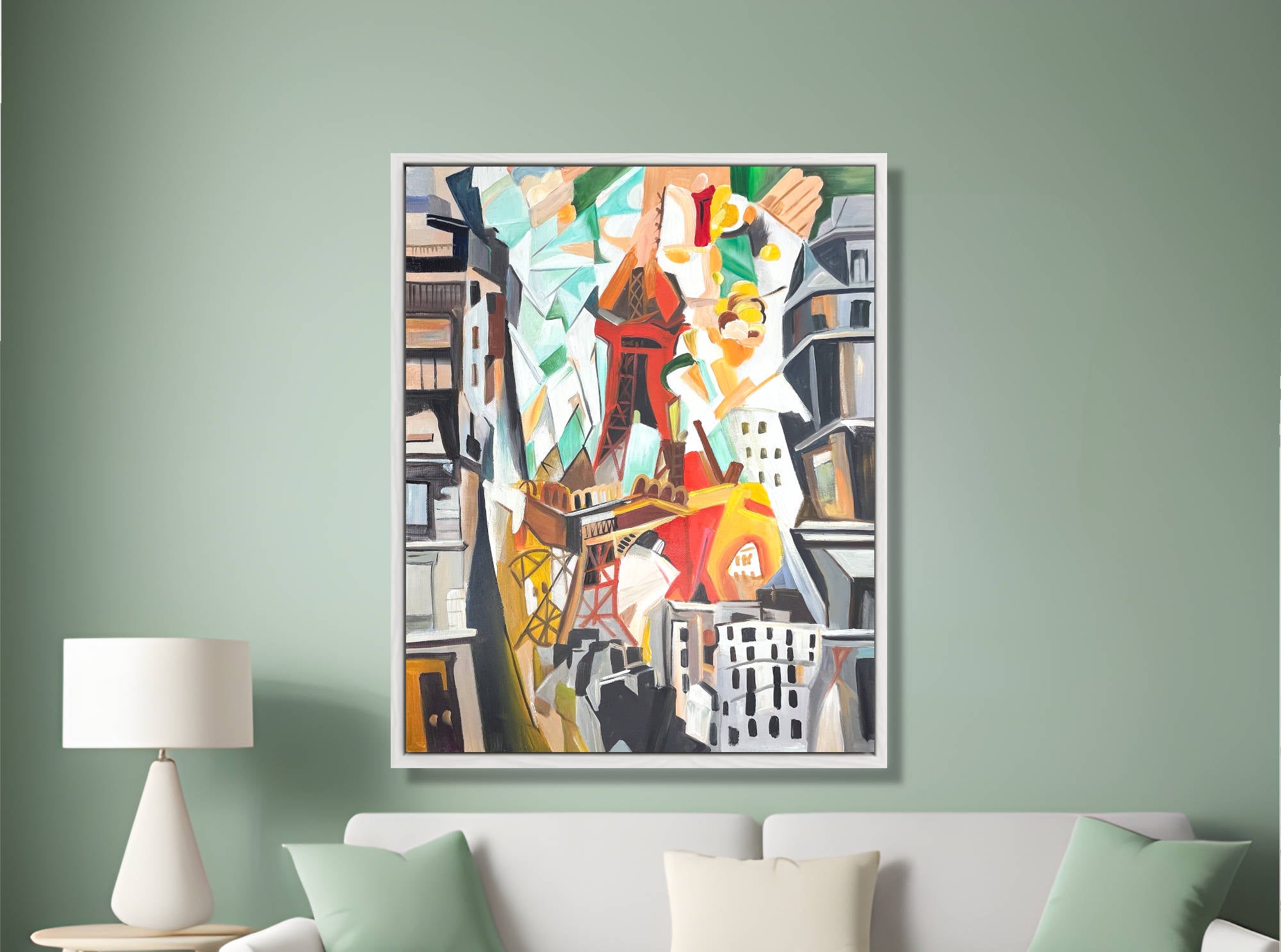 Robert Delaunay Fine Art Print, Champ de Mars The Red Tower