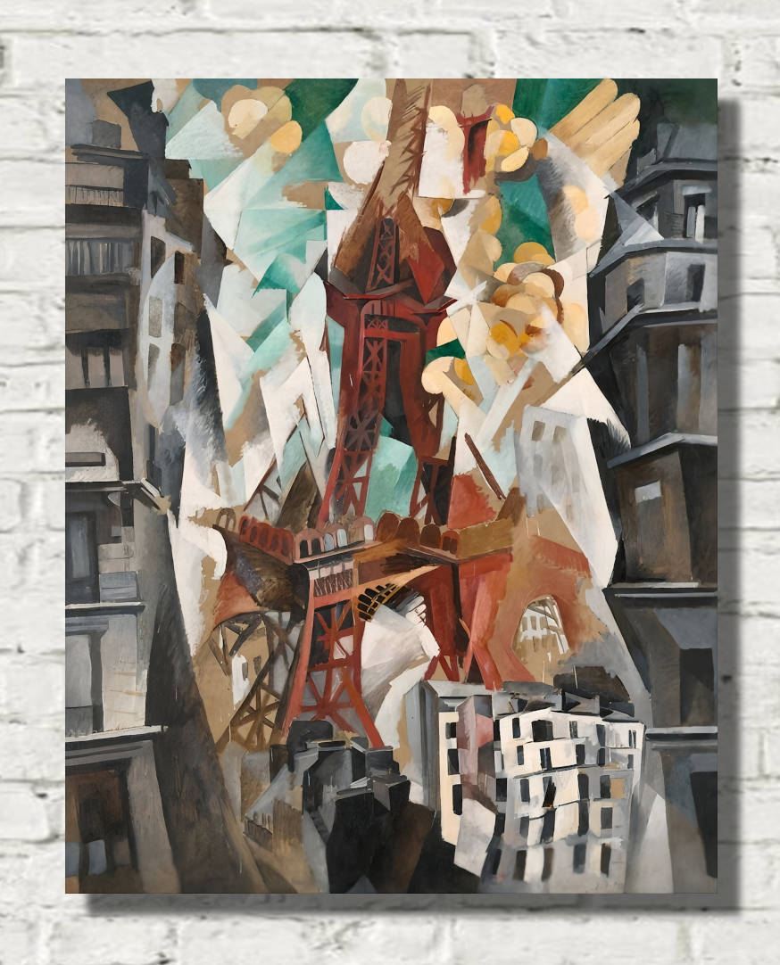 Robert Delaunay Fine Art Print, Champ de Mars The Red Tower