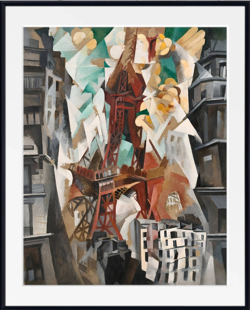 Robert Delaunay Fine Art Print, Champ de Mars The Red Tower