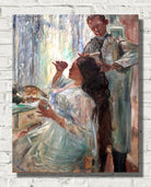 Lovis Corinth Print, Charlotte Corinth at her Dressing Table