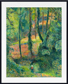 Paul Gauguin Print : Hollow Path in a Wooded Slope (1884)