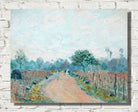 Alfred Sisley Print, Road from Prunay to Louveciennes (1874)