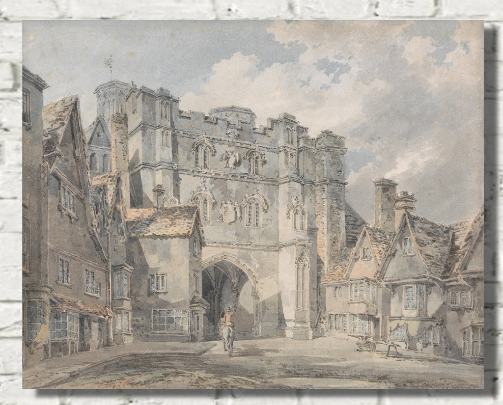Christ Church Gate, Canterbury, J.M.W. Turner