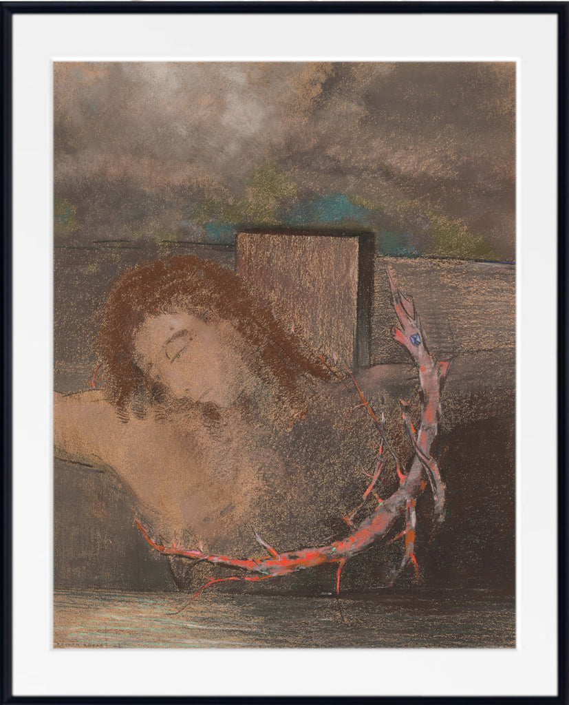Christ Crucified by Odilon Redon