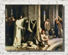 Carl Bloch Print, Christ Healing at the Pool of Bethesda