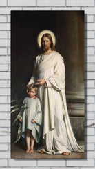 Carl Bloch Print, Christ blessing the little child