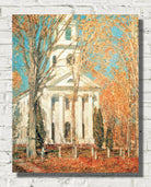 Frederick Childe Hassam Print : Church at Old Lyme, Connecticut  (1905)