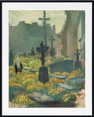 Cemetery in flowers (1892) by Maurice Denis