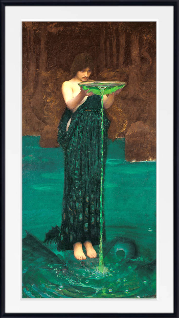 John William Waterhouse Fine Art Print, Circe Invidiosa