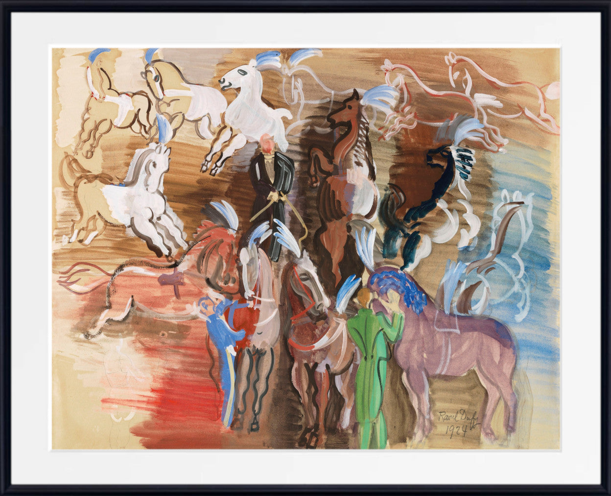 Circus Horses (1924) by Raoul Dufy