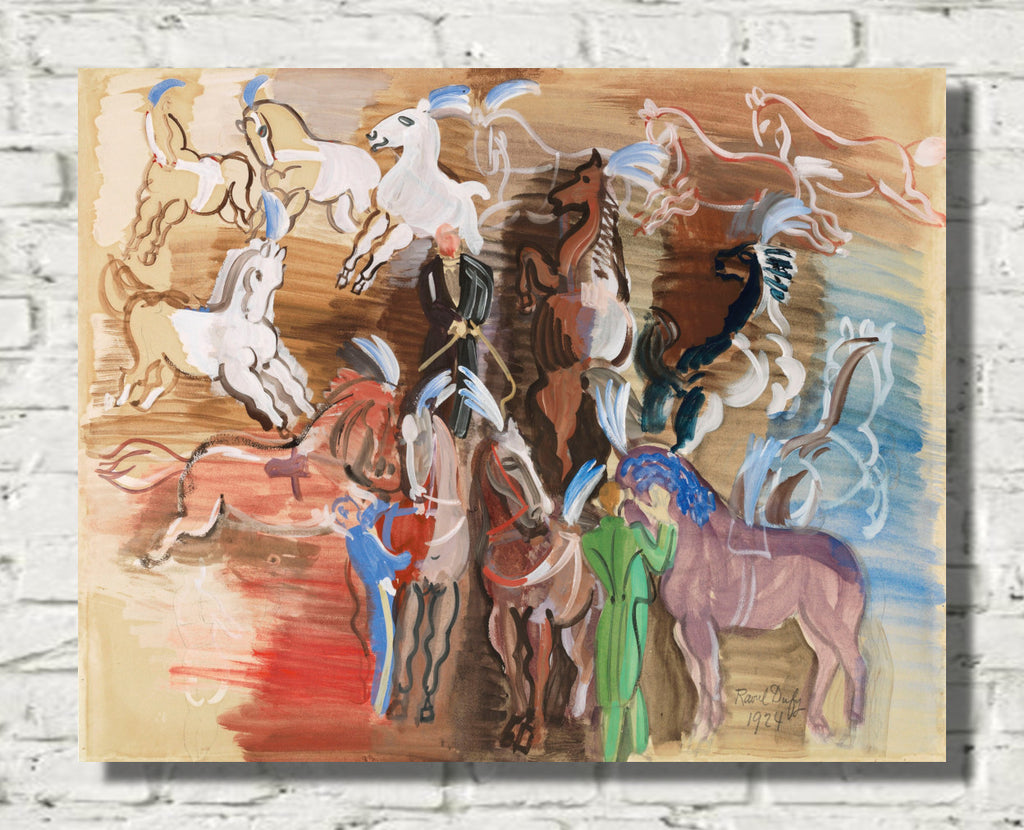 Circus Horses (1924) by Raoul Dufy