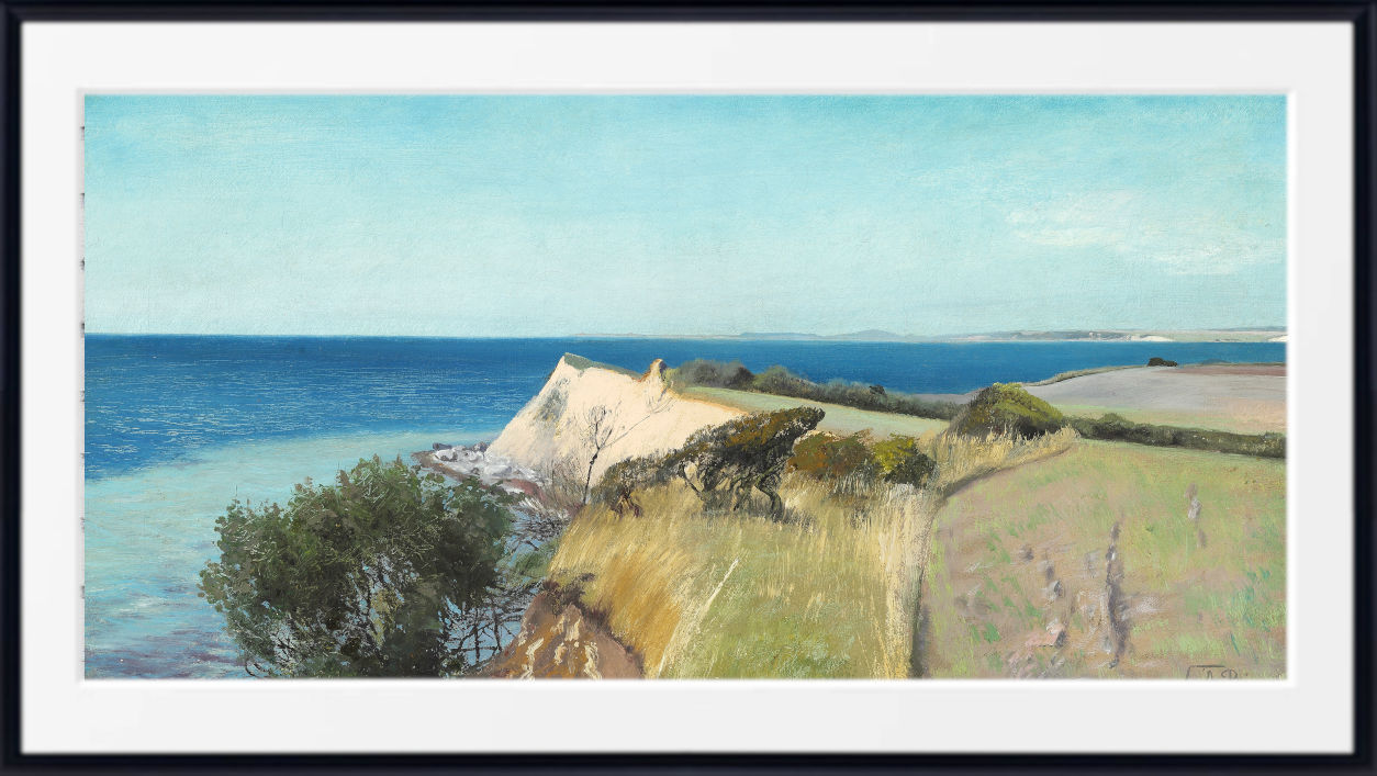 Laurits Andersen Ring Fine Art Print, Cliff at the island Enø