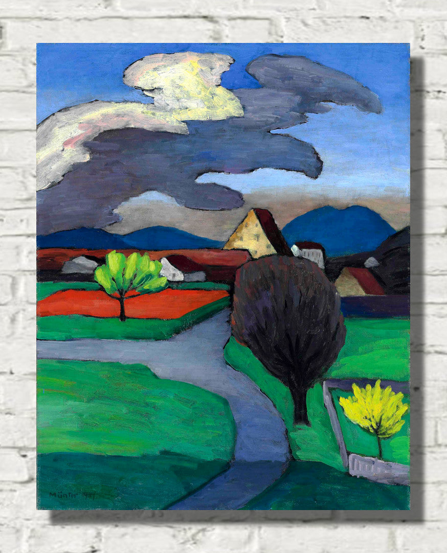 Clouds over the Castle by Gabriele Münter