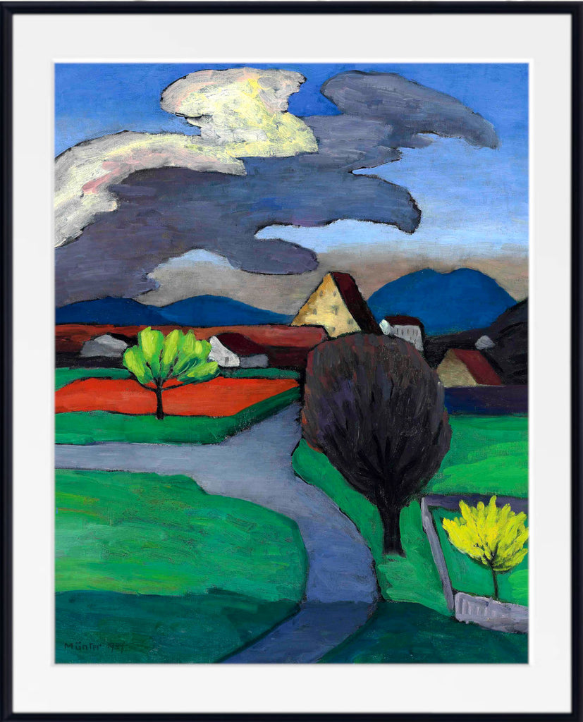 Clouds over the Castle by Gabriele Münter
