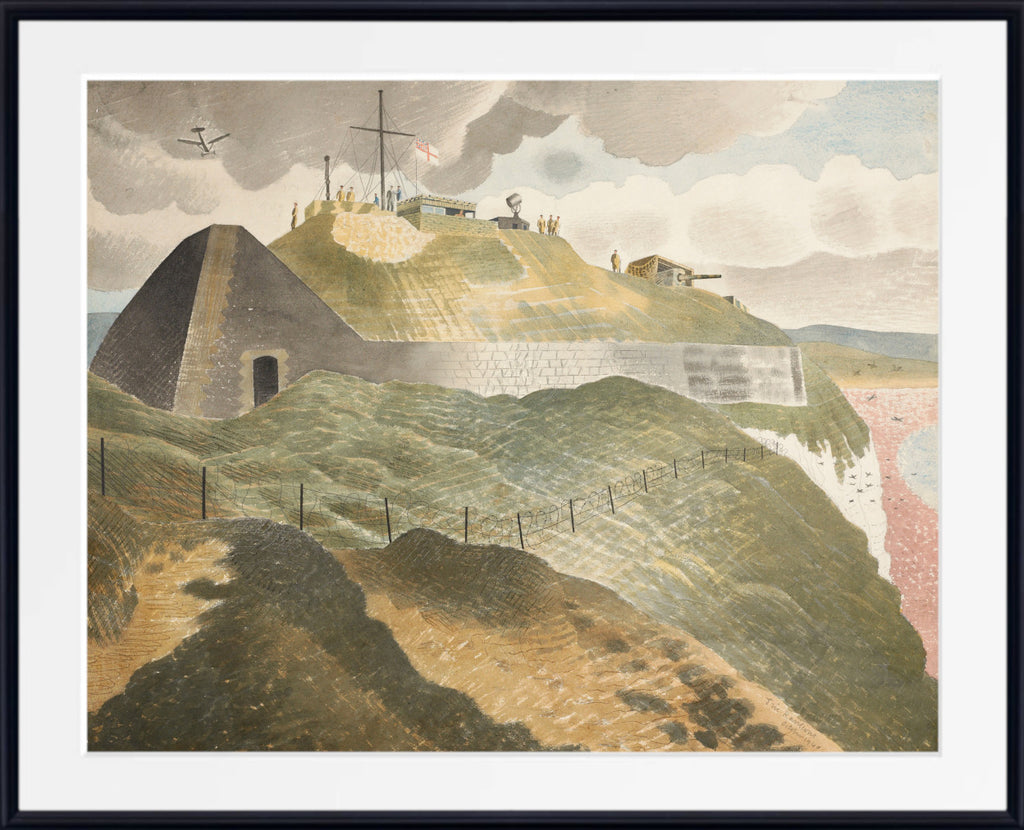 Coastal defences (1940) by Eric Ravilious