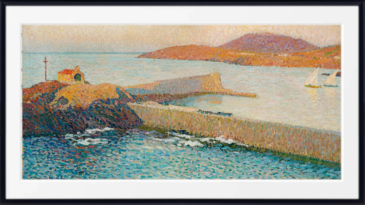 Henri Martin Print, Collioure, The Chapel on the Dike