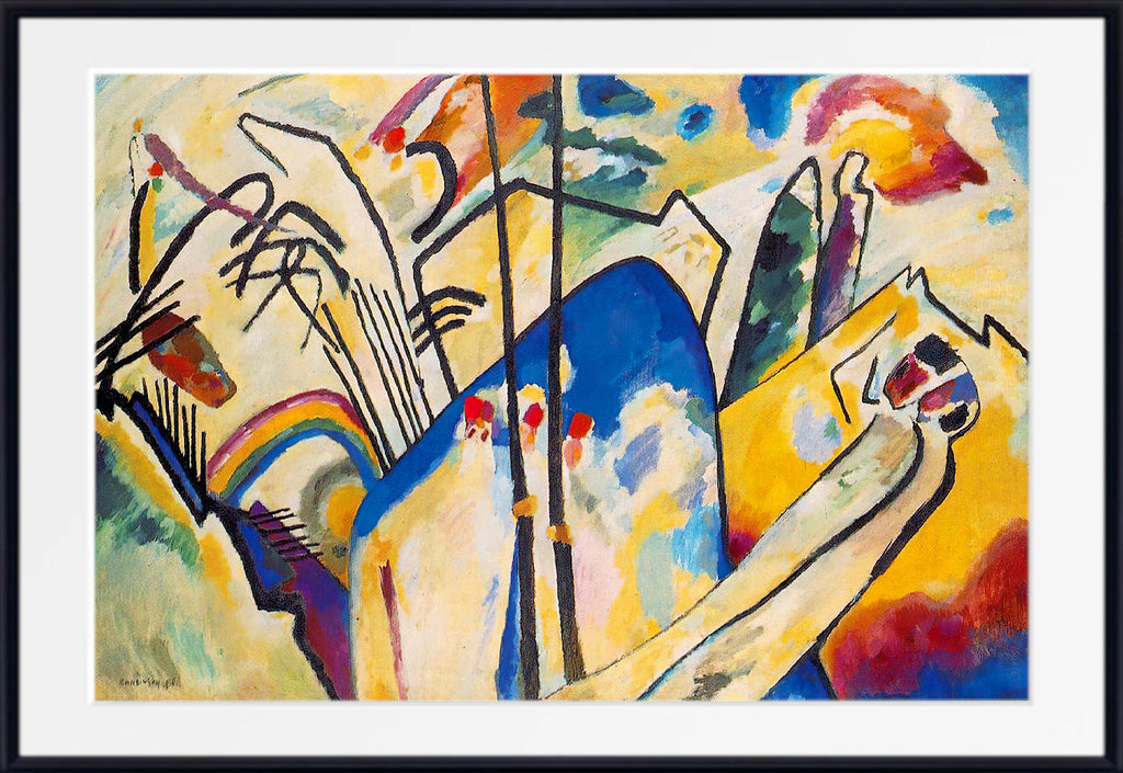 Wassily Kandinsky Abstract Framed Art Print, Composition IV