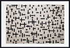 Piet Mondrian Abstract Fine Art Print, Composition Lines