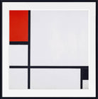 Composition No. I, with Red and Black, Piet Mondrian Abstract Fine Art Print