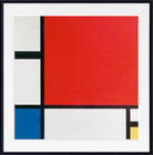 Piet Mondrian Abstract Fine Art Print, Composition in Red Blue Yellow