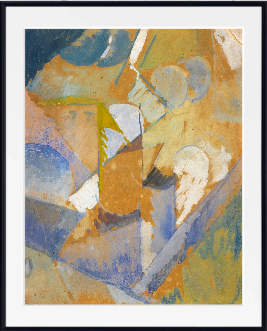 Albert Gleizes Print, Blue cubist composition (1912)