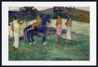 Paul Gauguin Print : Composition with Figures and a Horse (1902)