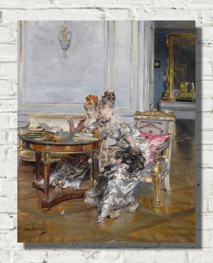 Giovanni hot Boldini,Recital, 1884,large wall art,framed wall art,canvas wall art,large canvas,M5860