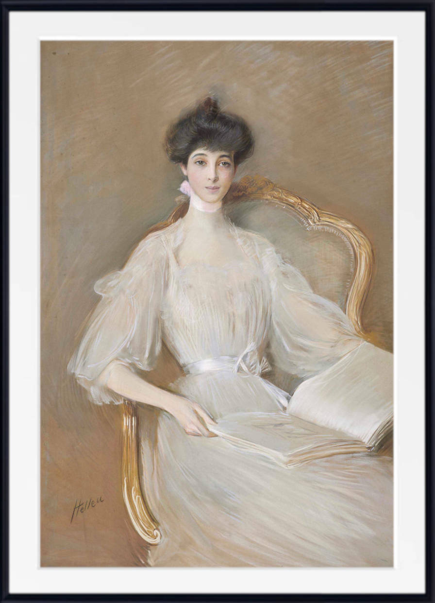 Paul-César Helleu Print, Consuelo Vanderbilt, Duchess of Marlborough