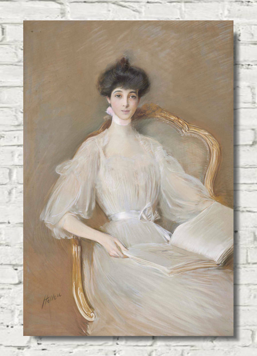 Paul-César Helleu Print, Consuelo Vanderbilt, Duchess of Marlborough