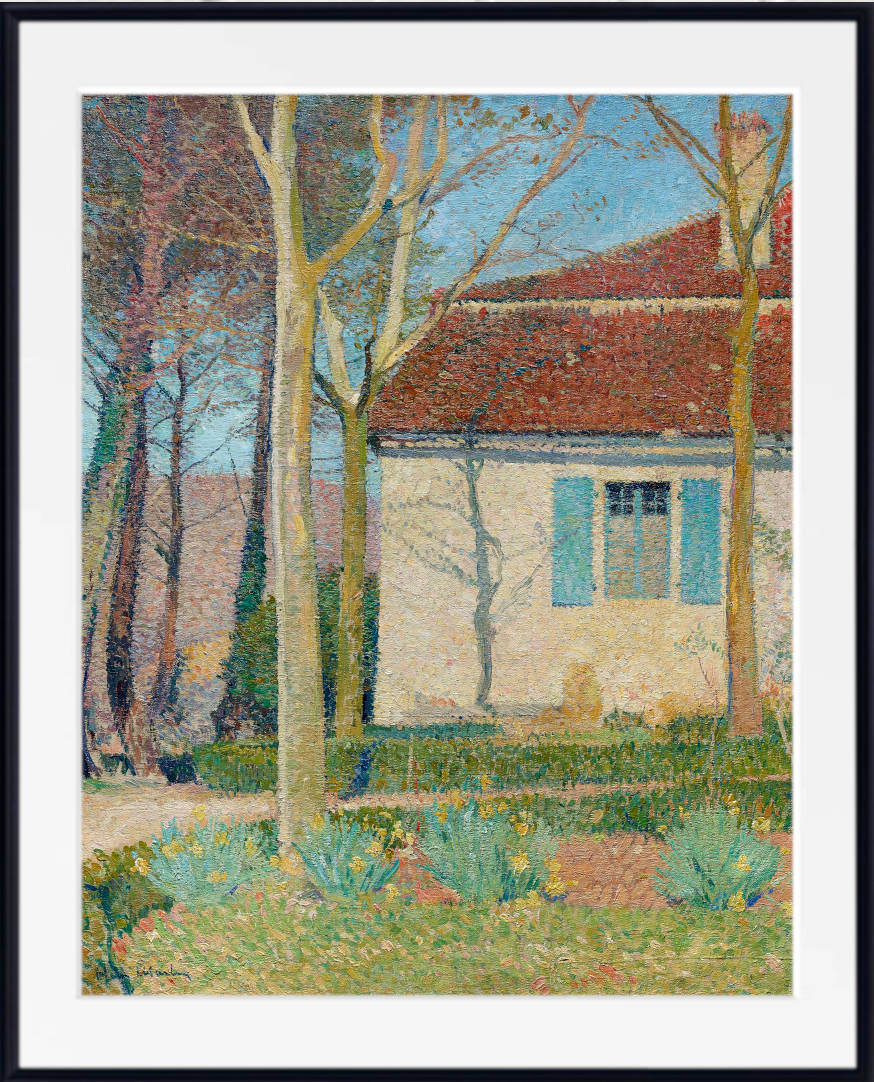 Henri Martin Print, Corner of a House (c. 1930)