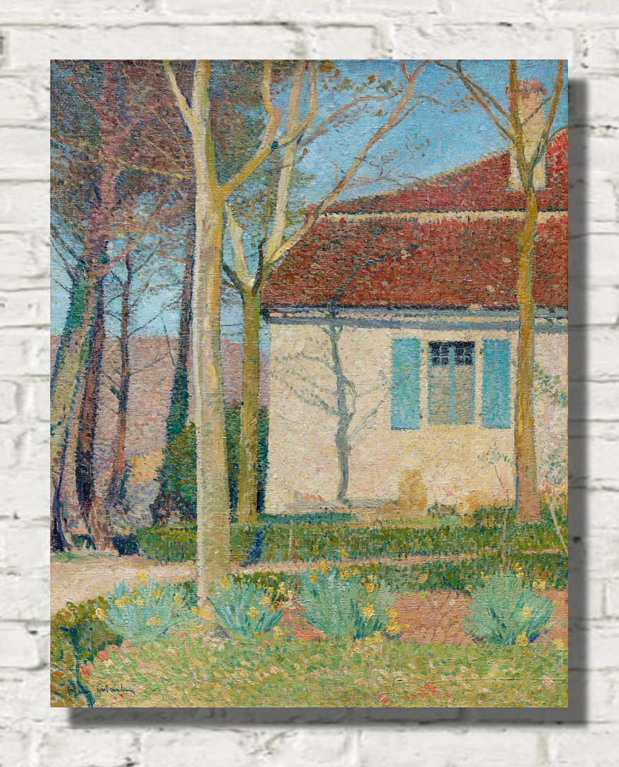 Henri Martin Print, Corner of a House (c. 1930)