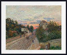 Alfred Sisley Print, Sunset, Road From Versailles To Chavilles (1879)