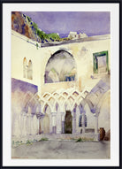 Cass Gilbert Print, Courtyard, Capucine Monastery, Amalfi (1898)