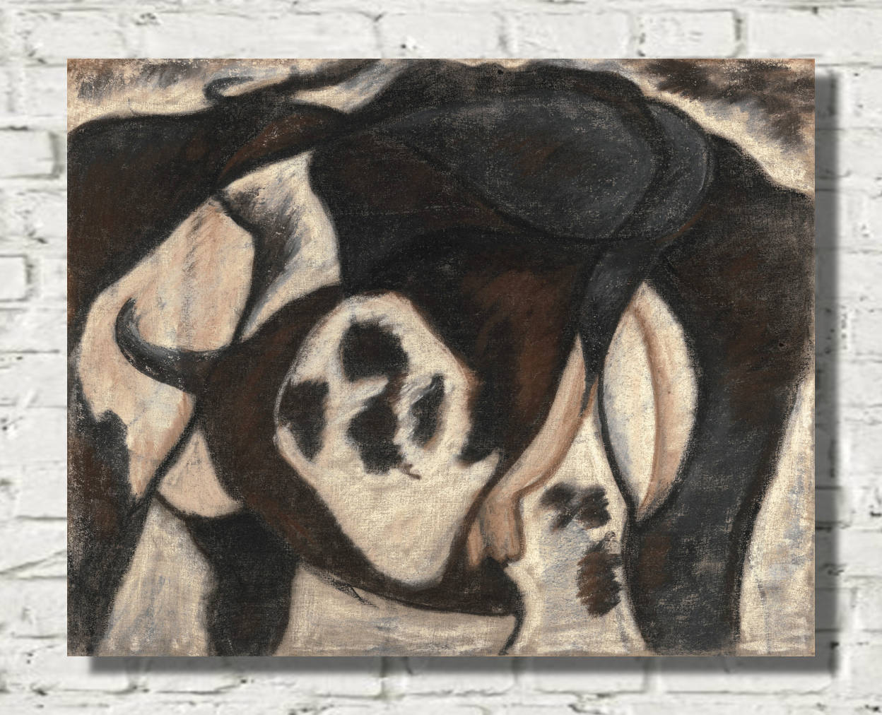 Arthur Dove Fine Art Print, Cow (circa 1912)