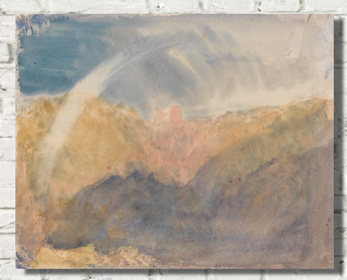 Crichton Castle (Mountainous Landscape with a Rainbow), William Turner