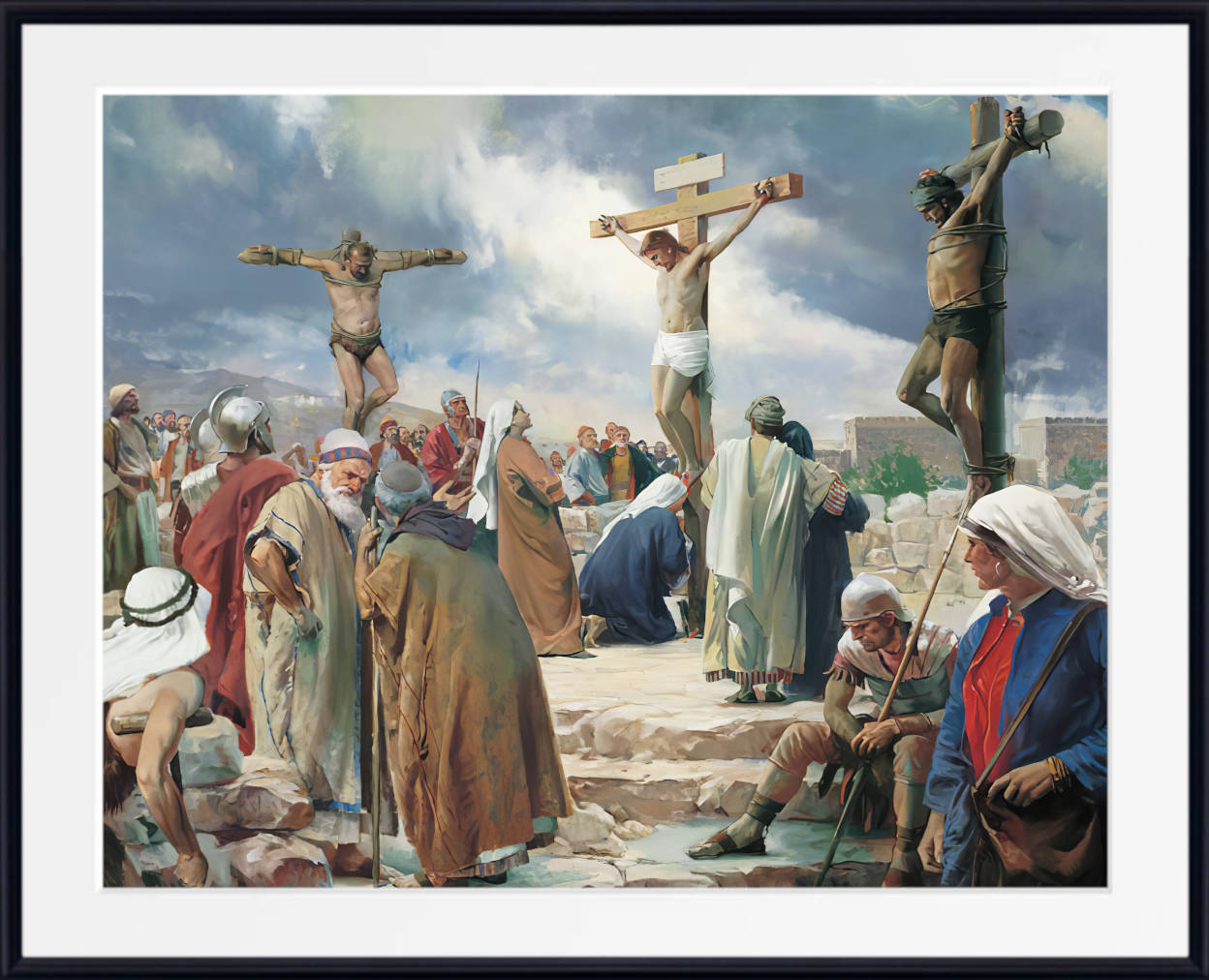 Carl Bloch Print, Crucifixion