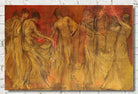 Dance of The Muses, Nikolaos Gyzis Fine Art Print