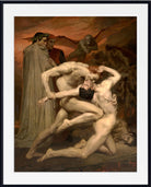 William-Adolphe Bouguereau, Fine Art Print : Dante and Virgil