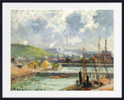 Camille Pissarro Print, Fishing Dock and Duquesne Basin, Dieppe