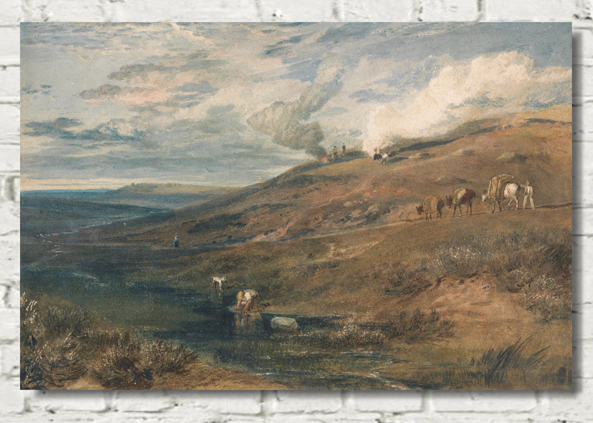 Dartmoor: The Source of the Tamar and the Torridge (1813) by William Turner