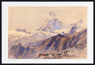 Edward Compton Print, The Matterhorn from the Triftkumme (1884)